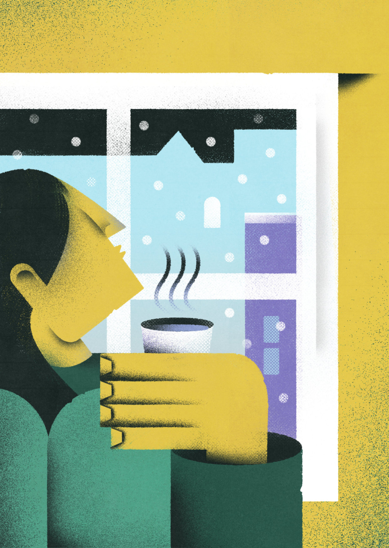 Yvonne Alon – Illustration zur Obdachlosigkeit