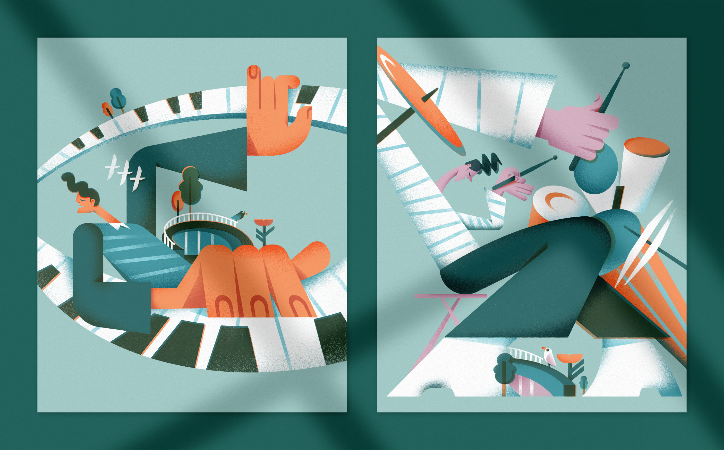 Yvonne Alon – JazzHall Summerfestival Illustration