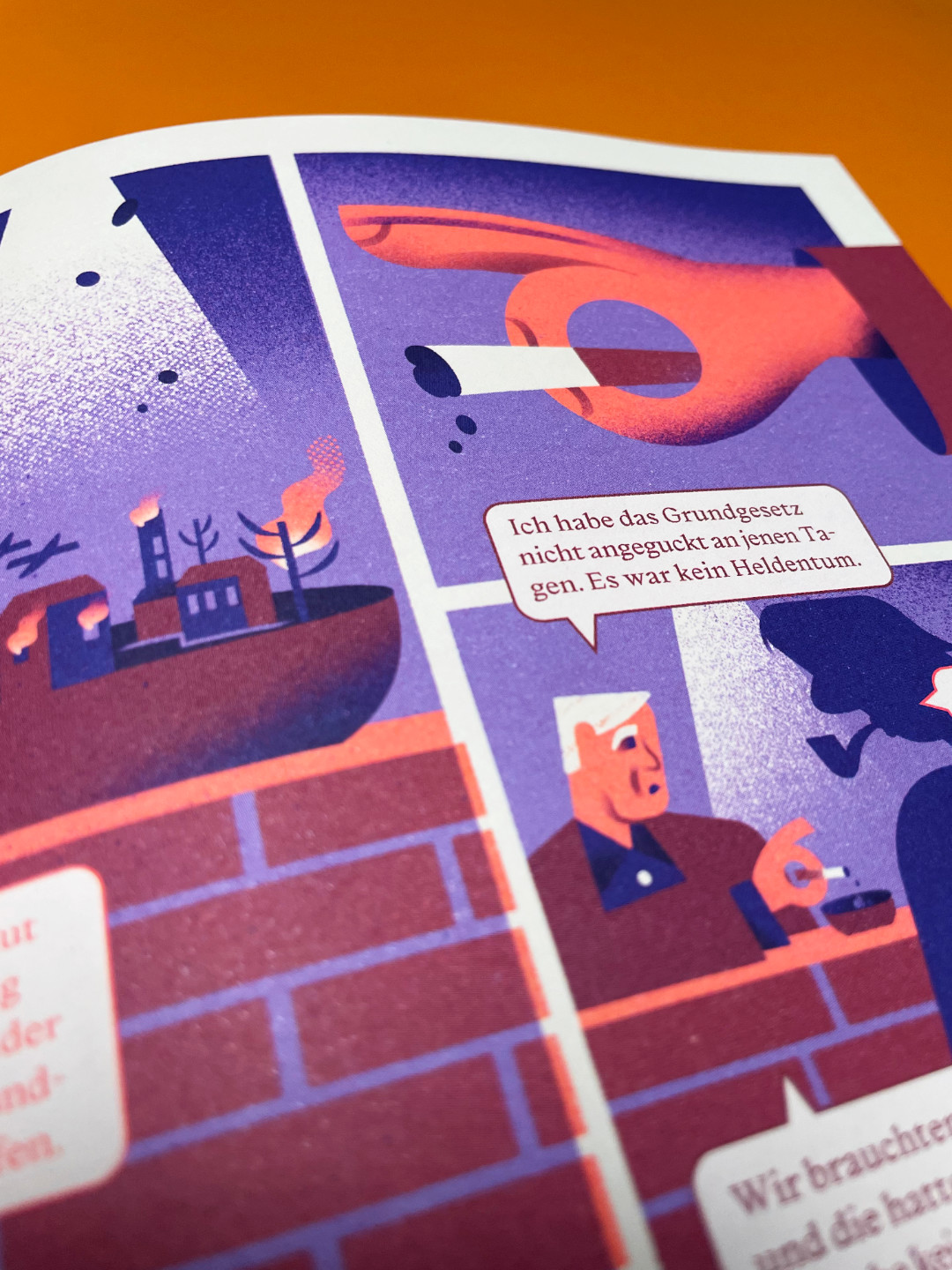 Yvonne Alon – Carlsen Comicillustration zu Siegfried Lenz