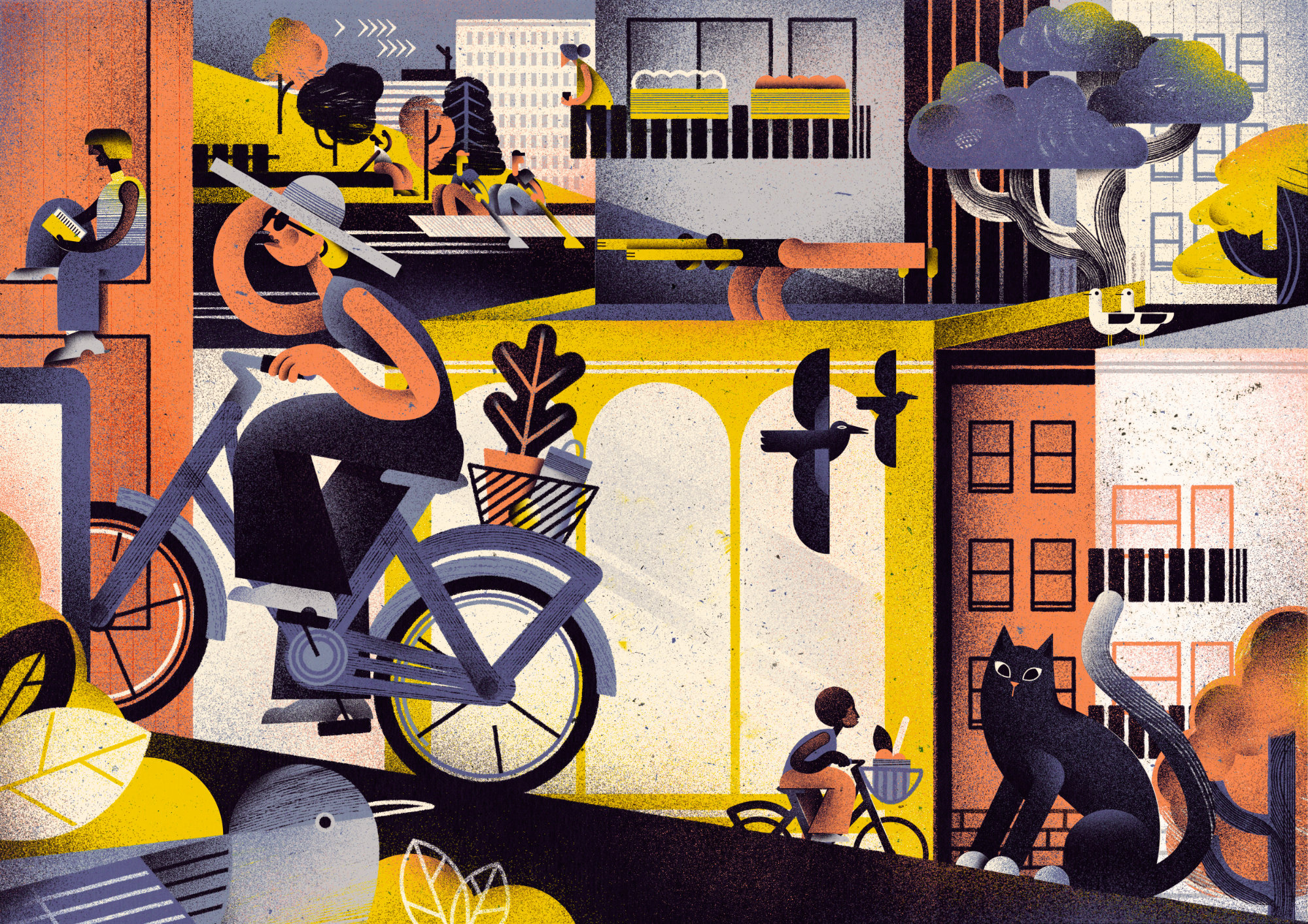Yvonne Alon – StadtiIllustration