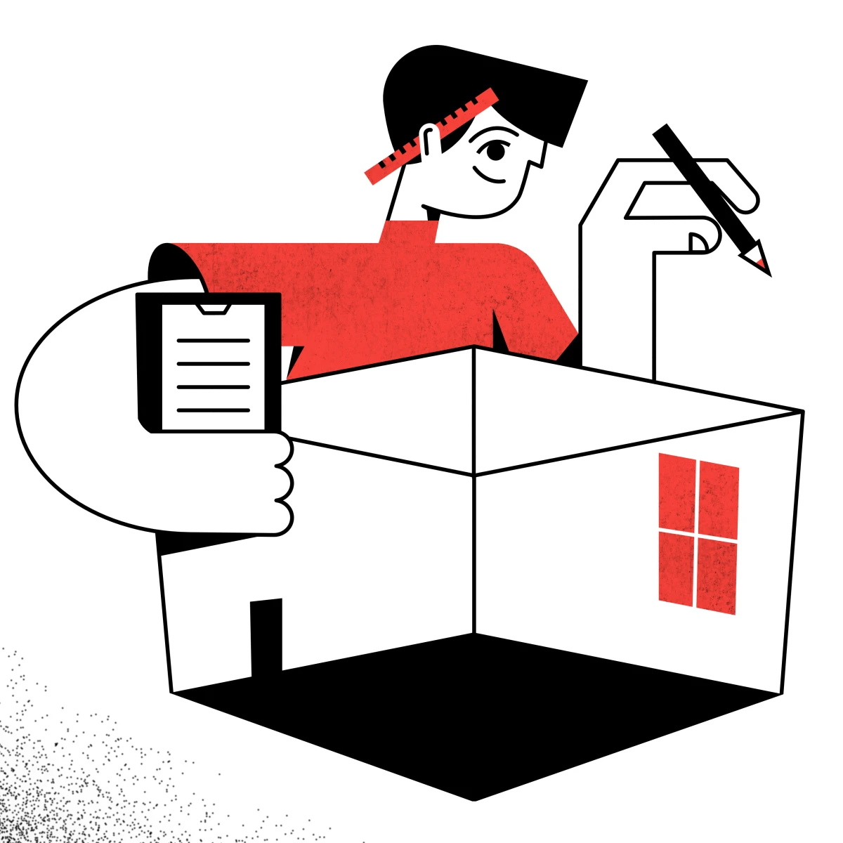 Yvonne Alon &ndash; Websiteillustration zur digitalen Kommunikation