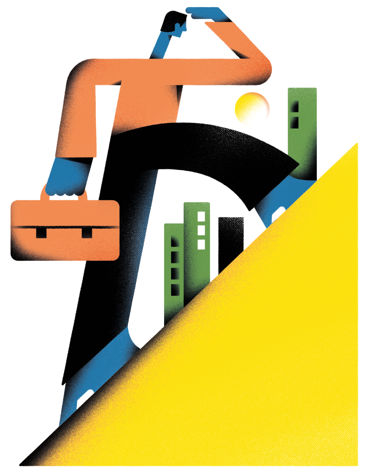 Yvonne Alon – Editorial Illustration zum Thema Altlasten